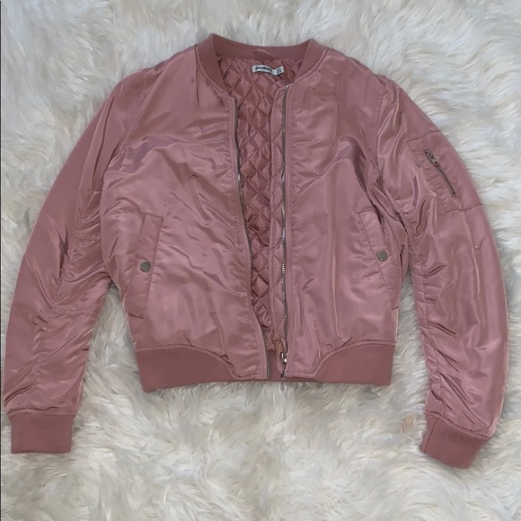 Estradivarius Jackets & Blazers - Pink Bomber Jacket